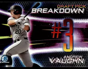Bowman DraftBSB-AVAndrew VaughnChicago Medias Blancas | Tarjetas Arpin como nuevas - Imagen 1 de 2