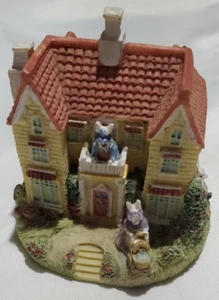 Vintage 1994 The Bunny Family Easter Village Jellybean Mansion EH05 Rabbit EUC - Picture 1 of 4