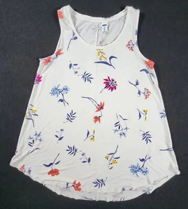 Old Navy Tank Top Floral Print Loose Fit Womens Size XS Colorful - Picture 1 of 7