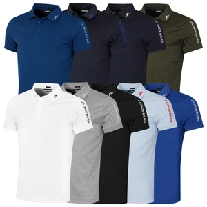 J. Lindeberg Herren Tour Tech schnell trocknend schmale Passform Golf Poloshirt 43 % RABATT UVP