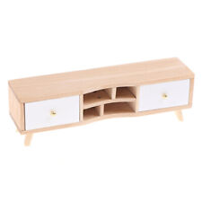 1:12 Dollhouse Miniature Furniture Wooden TV Cabinet Dolls House Accessori  Ht h