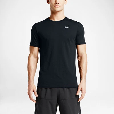 Para hombres Nike Dri-FIT Cool Tailwind Correr Cuello Redondo Camisa M Negra Nueva con Etiquetas  Foto 1 de 4