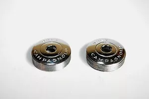Vintage Campagnolo Korba rowerowa Osłona przeciwpyłowa Zestaw 2 szt. do klasycznych rowerów szosowych NOS - Zdjęcie 1 z 3