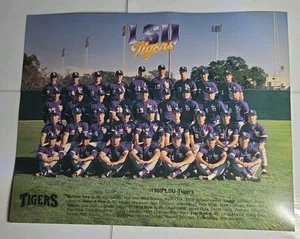 Foto squadra di baseball LSU Tiger 1989 Ben McDonald Russell Springer - Foto 1 di 1
