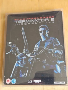 Terminator 2 Judgement Day - StudioCanal UK 4K UHD Blu Ray SteelBook NEW SEALED - Picture 1 of 3