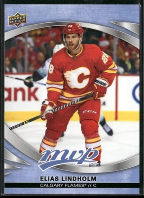 2023-24 Upper Deck MVP #83 Elias Lindholm Calgary Flames Hockey Card - Image 1 of 2