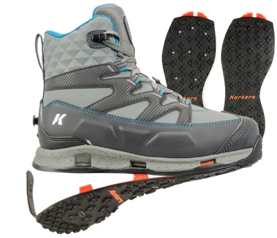 Korkers Women's Bantam Lite w/Studded Kling- on & Kling-On Soles, Size 8 - Image 1 of 3