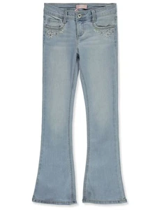 Squeeze Girls' Flared Ivy Gem Jeans Color: light blue Size: 4 - Picture 1 of 1