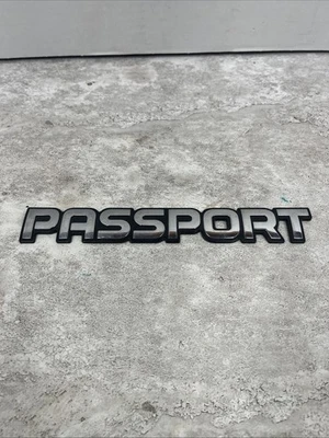 Placa de identificación emblema Honda Passport 1994-2002 insignia cromada OEM Foto 1 de 4