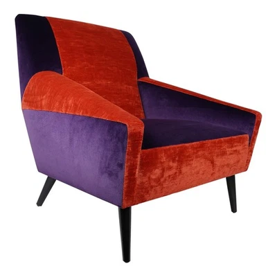 GIO Purple and Orange Armchair Ralph Pucci for Patrick Naggar - Image 1 of 4
