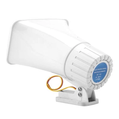 Outdoor Wired Alarm Siren Horn For Home Security System 150dB Dual 12V - Image 1 of 4