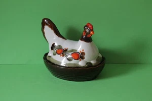 SMF Schramberg Bernau Butterhuhn figürliches Vorratsgefäß für Eier - Picture 1 of 4
