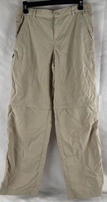 Columbia Omni Shade 裤子女式 XL 尼龙可调拉链远足钓鱼 — 第 1/4 张图片