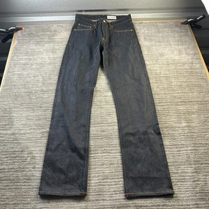 Pantalones de mezclilla Gustin Jeans para hombre 33 azules ribete crudo 12,5 rectos - Imagen 1 de 14