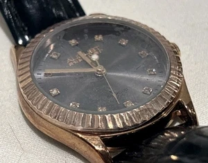 Orologio donna August Steiner cinturino in pelle radiante con diamanti - Foto 1 di 9