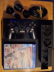 Sony PlayStation 4 Console with DualShock 4 Controller & Monopoly Game