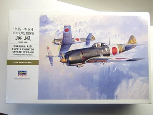 Hasegawa 1:32 Scale Nakajima Ki84 Type 4 Fighter Hayate (Frank) model kit #08074 - Picture 1 of 9