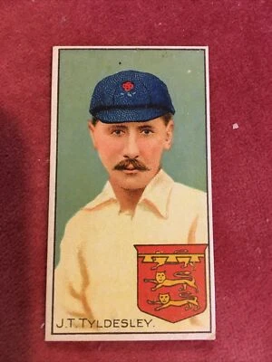COHEN WEENEN OWNERS, JOCKEYS, FOOTBALLERS, CRICKETERS cigarette card - TYLDESLEY - Image 1 of 2