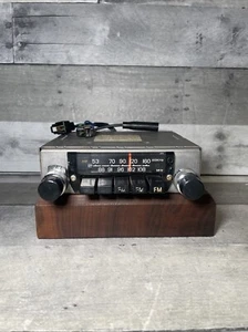 Vintage Fujitsu AM/FM CAR RADIO #00851-12772. Made in Japan Tested Works - Picture 1 of 9