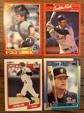 Carlton Fisk 4 Card 1990 Lot. Donruss Topps Score Fleer. HOF! Free Shipping!