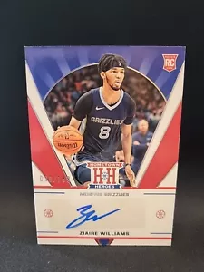 Panini Chronicles 2021-22 - Hometown Heroes Rookie Auto #HHR-ZIA Ziaire Williams - Imagen 1 de 2
