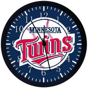 Minnesota Twins Black Frame Wall Clock Nice For Decor or Gifts E286 - Picture 1 of 1