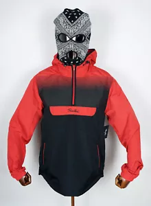 Primitive Skate Skateboards Chaqueta Pista Cortavientos Cinta Anorak Rojo en S - Imagen 1 de 2