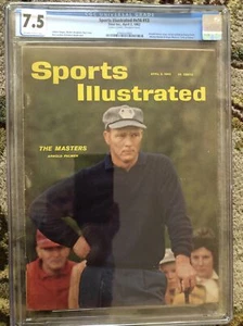 sports illustrated 1962 Arnold Palmer Newsstand CGC 7.5 4th of 9 Gr Tough Issue - Picture 1 of 2