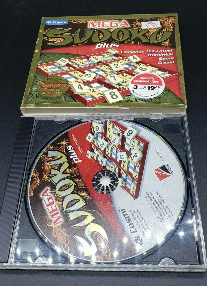 MEGA SUDOKU PLUS PUZZLES FOR KIDS FOR MICROSOFT WINDOWS 98SE/ME/2000/SP4/XP - Image 1 of 2