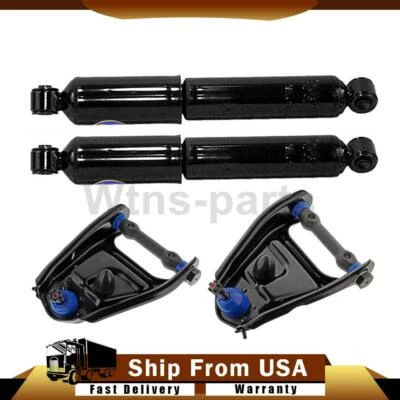 Kit de 4 amortiguadores superiores delanteros y brazo de control para camioneta Chevrolet G30 1971 1972 1973 Foto 1 de 4