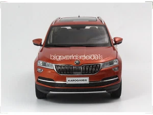 1/18 For VW Volkswagen Skoda KAROQ SUV Orange Car Model - Picture 1 of 6