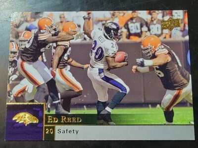 2009 Upper Deck Football #14 Ed Reed  - Image 1 of 2