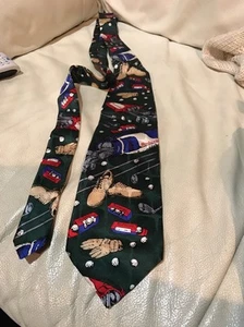 NWT Vintage 1999 BUDWEISER Anheuser-Busch Golf 1 Series 1 Silk Tie - Picture 1 of 8
