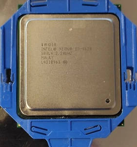 2x Intel Xeon CPU E5-4620 / 8 x 2,20 Ghz / 16 MB / LGA 2011 / Prozessor Kit - Bild 1 von 2