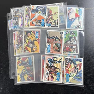 1966 Topps Batman Blue Bat Puzzle Back 18 Of 44 Card Set F-VG RARE SET - Picture 1 of 24