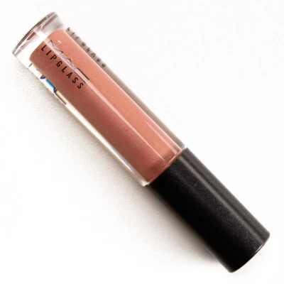 MAC Lipglass BEAUX: Warm Medium Brown Pearl, Discontinued! Lip Gloss BNIB - Image 1 of 3