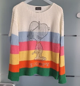 Princess Goes To Hollywood Pullover Snoopy / Peanuts gestreift in Gr. 42 - Bild 1 von 3
