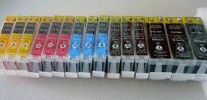 15PK PGI5 BK CLI8BK C M Y Ink Cartridge for Canon iP5200 iP4500 MP970 MP830 810 - Picture 1 of 2