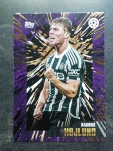 2023-24 Topps Gold UEFA Club Competitions Manchester United Rasmus Hojlund - Bild 1 von 2