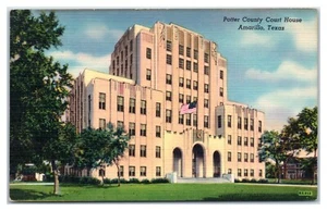 Potter County Court House in Amarillo Texas Postkarte - Bild 1 von 2