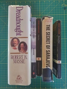 Lot of 5 WW1 The Secret of Sarajevo Pauli Dreadnought Massie Storm Steel Maugham - Bild 1 von 3