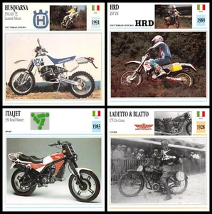 lot 58 Fiches Photo Moto ITALIE Edito Service texte en Français n3 - Imagen 1 de 16
