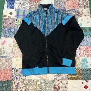 PUMA X Coogi Men Black knitted Blue Full Zip Track Jacket Mens Xl Streetwear - Picture 1 of 12