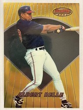 1996 Bowman's Best Albert Belle Gold #6 Baseball Cleveland Indians