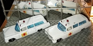 Matchbox Lesney X 2 No. 54c Cadillac Ambulances 1965/66. - Picture 1 of 5