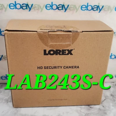 ✅⭐ LOREX LAB243S-C 4MP A-MPX IR Bullet HD câmera de segurança, cabo e adaptador de energia - Imagem 1 de 4