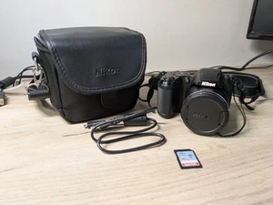 Cámara Nikon Coolpix L340 20MP + Funda Original + Tarjeta SD 16GB - Imagen 1 de 14