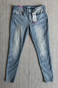 NWT DENIZEN From Levi's Juniors Size 12/13 Blue Denim Low Rise Jeggings Stretch - Picture 1 of 20