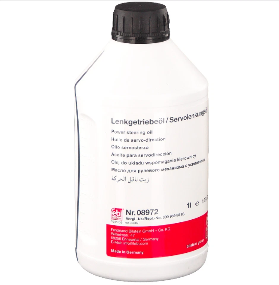 Power Steering Fluid (MBZ Approval:236.3) (1 Liter) FEBI 08972 for Mercedes-Benz - Image 1 of 1