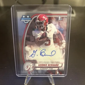 Universidad Germie Bernard Bowman 2024 cromo primer Bowman automático Alabama #PA-GBE - Imagen 1 de 2
